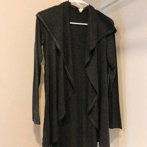 Pinkblush Heather Gray Small Maternity Wrap Top